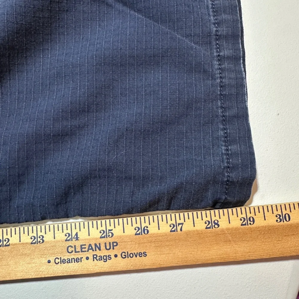 Carhartt Force Men's Navy Blue Ripstop Cargo Work Pants 40x30 Straight‎ Leg